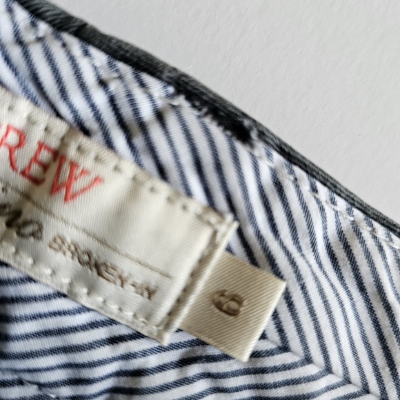 J. Crew Chino Shorts Womens 6 Dark Gray 100% Cotton Broken-In - Picture 4 of 4